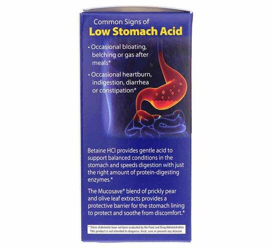 Betaine HCl Fast-Acting, ENZ